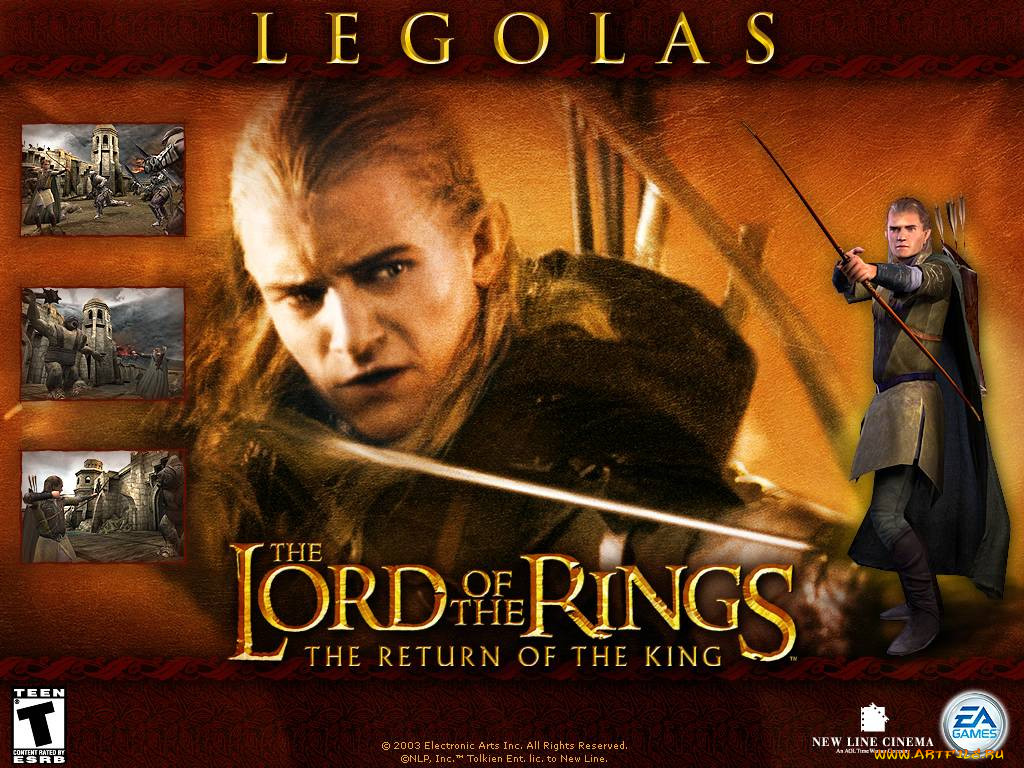 Обои Lord of the Rings: Return of the King Видео Игры The Lord of the Rings:  The Return of the King, обои для рабочего стола, фотографии lord, of, the,  rings, return, king,